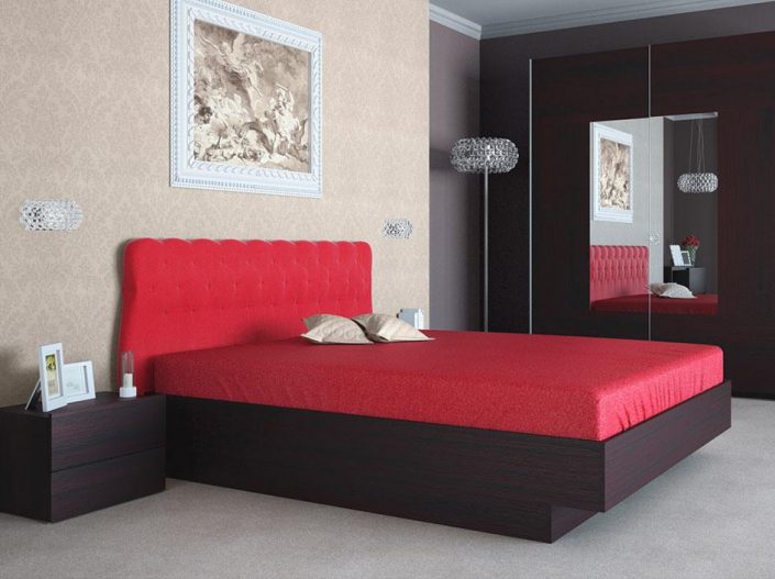 (Български) Легло с тапицирана табла МАРКИЗА | Мебели МОБ