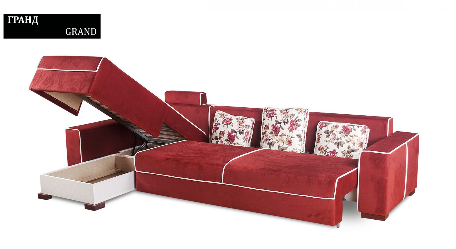 Луксозен  ъглов диван |“ГРАНД1″| Руди-Ан