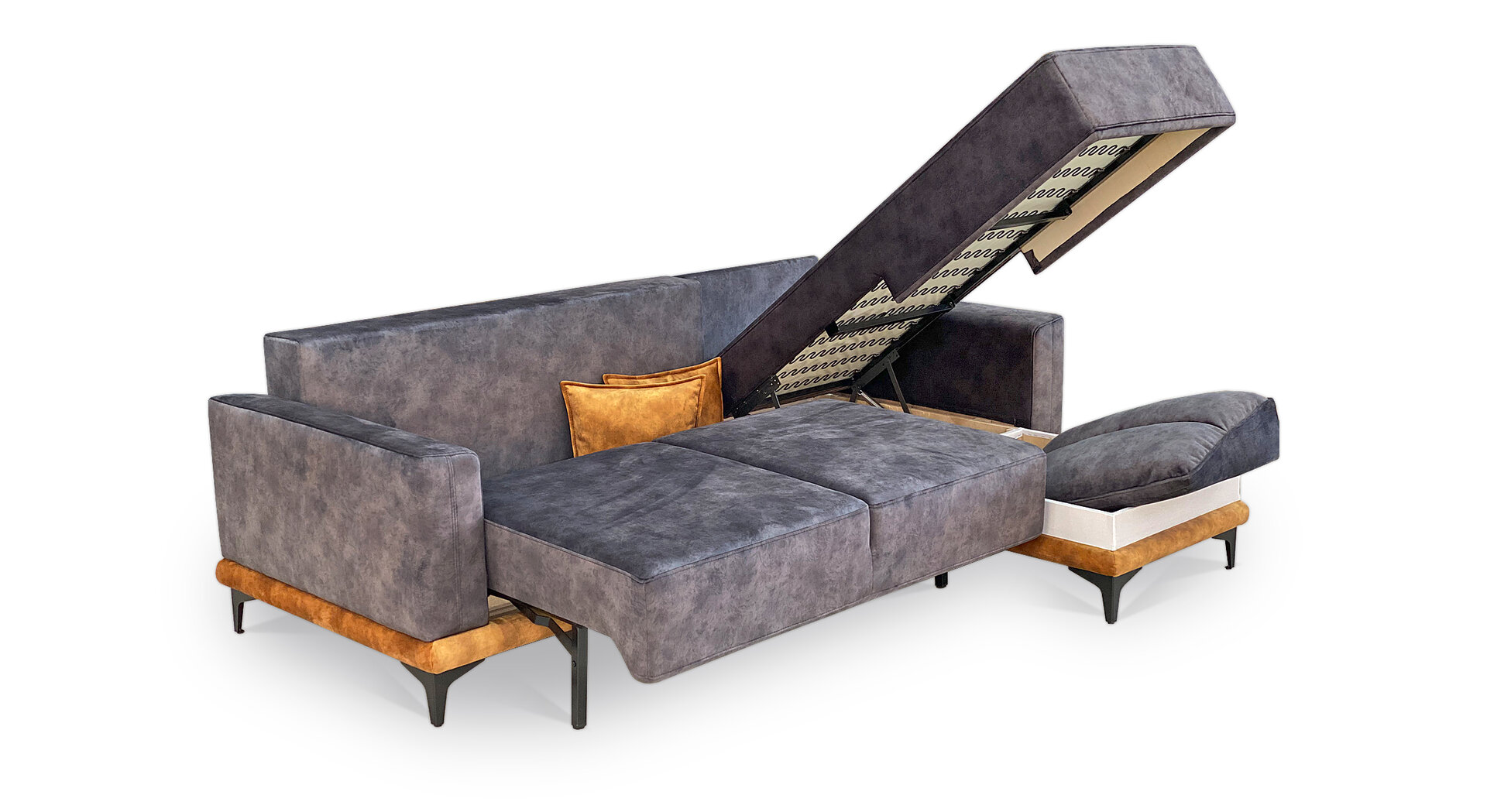 Разтегателен ъглов диван |“МОНТЕ“| Руди-Ан