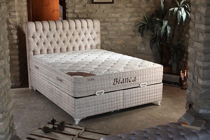 (Български) Луксозно тапициранo легло Chester 160×200 см