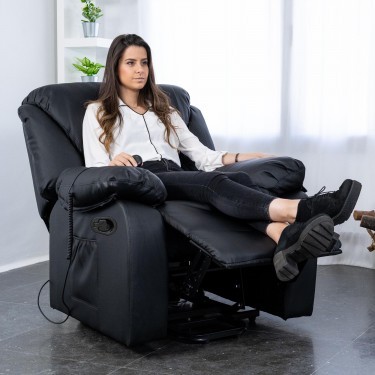(Български) Релакс кресло (фотьойл) с масажираща функция MONACO