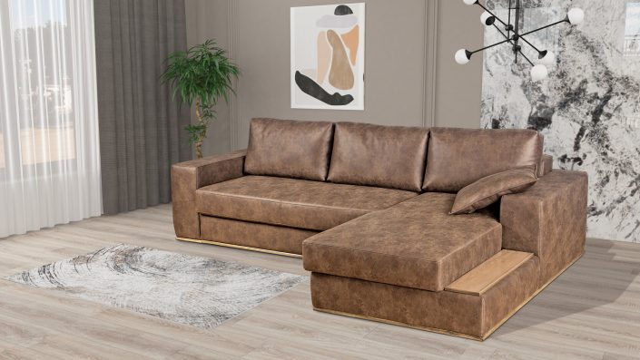 Луксозен ъглов диван |“АМЕТИСТ“| Руди-Ан