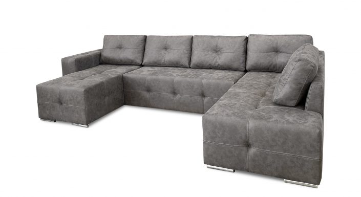 (Български) Разтегателен ъглов П-образен диван | «ВИКТОРИ» | Руди-Ан