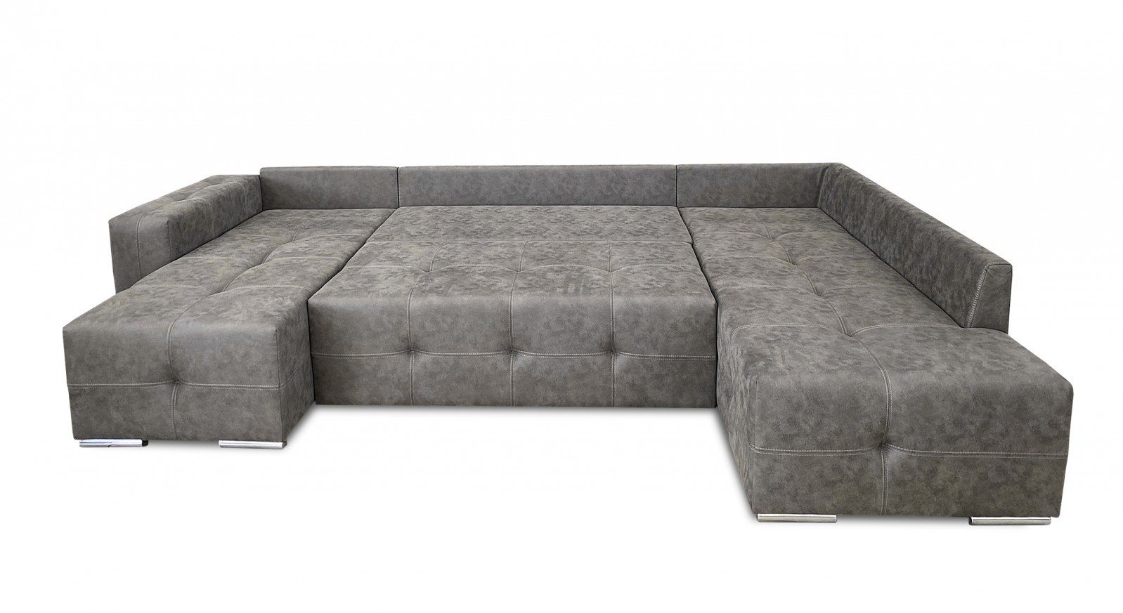 (Български) Разтегателен ъглов П-образен диван | «ВИКТОРИ» | Руди-Ан