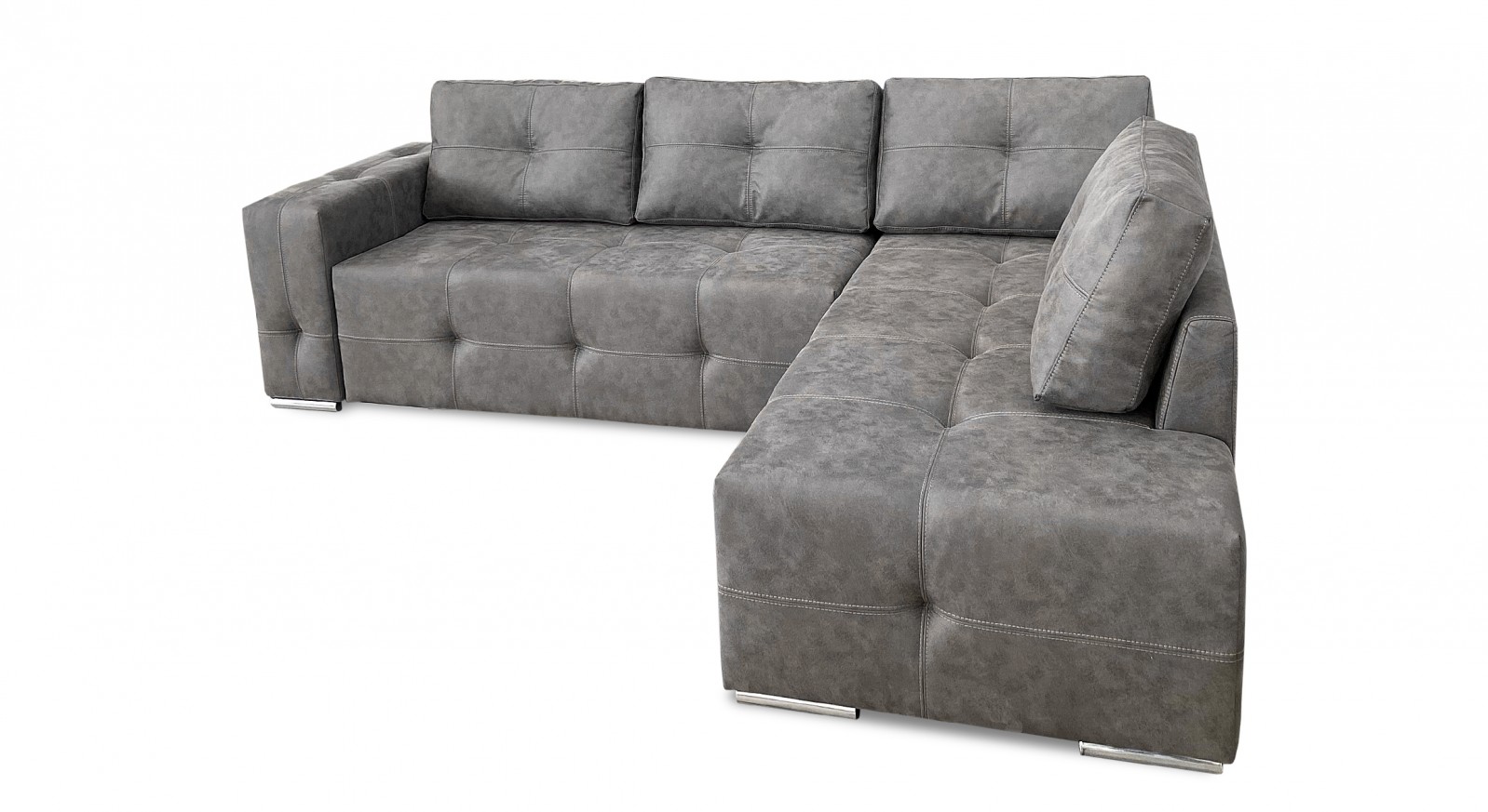 (Български) Разтегателен ъглов диван с облегалка | «ВИКТОРИ» | Руди-Ан